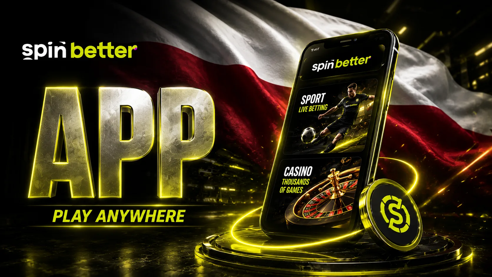 SpinBetter mobile app