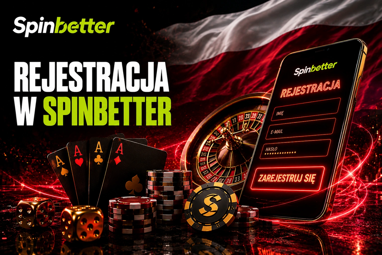 Rejestracja w SpinBetter